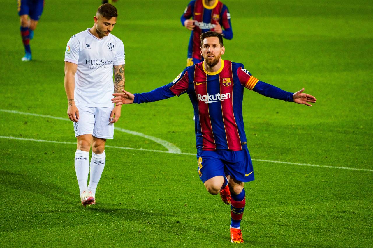 Messi Barcelona Heusca La Liga