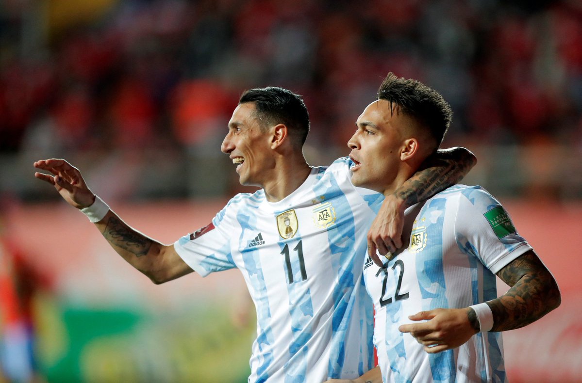 Di Maria Lautaro Martinez Argentina