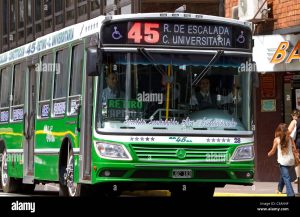 Public Transportation Bus In Buenos Aires Argentina C3an4f