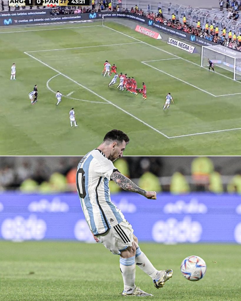 Argentina Messi Freekick Goal Panama