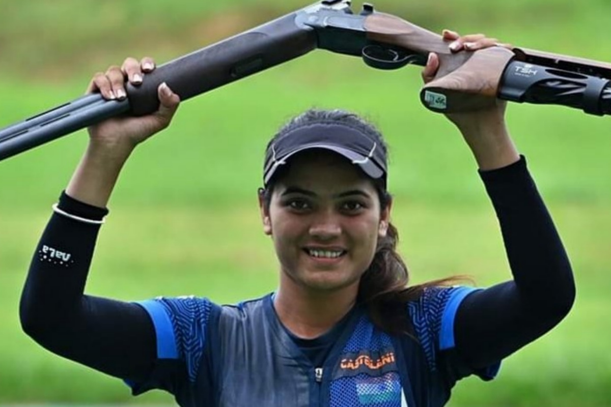 ട്രാപ്പ് ഇനത്തിൽ ഇന്ത്യൻ വനിതാ ടീം വെള്ളി നേടി