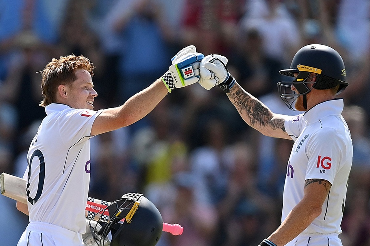 ആക്രമിച്ചു കളിച്ച് ഇംഗ്ലണ്ട്, ആദ്യ ദിവസം 416 എടുത്ത് ഓളൗട്ട് ആയി