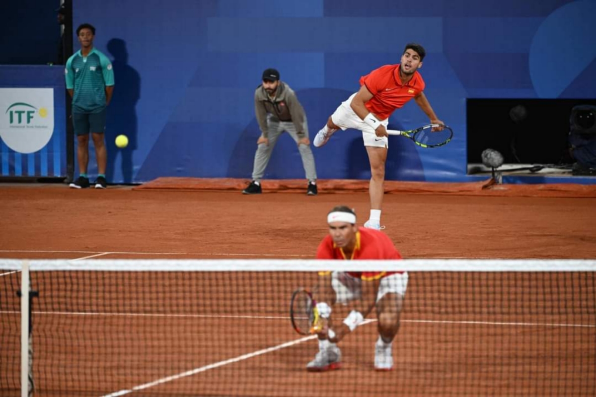 ബാറ്റ്മാനും റോബിനും! ആദ്യ റൗണ്ടിൽ ജയം കുറിച്ച് റാഫ നദാൽ, കാർലോസ് അൽകാരസ് സഖ്യം