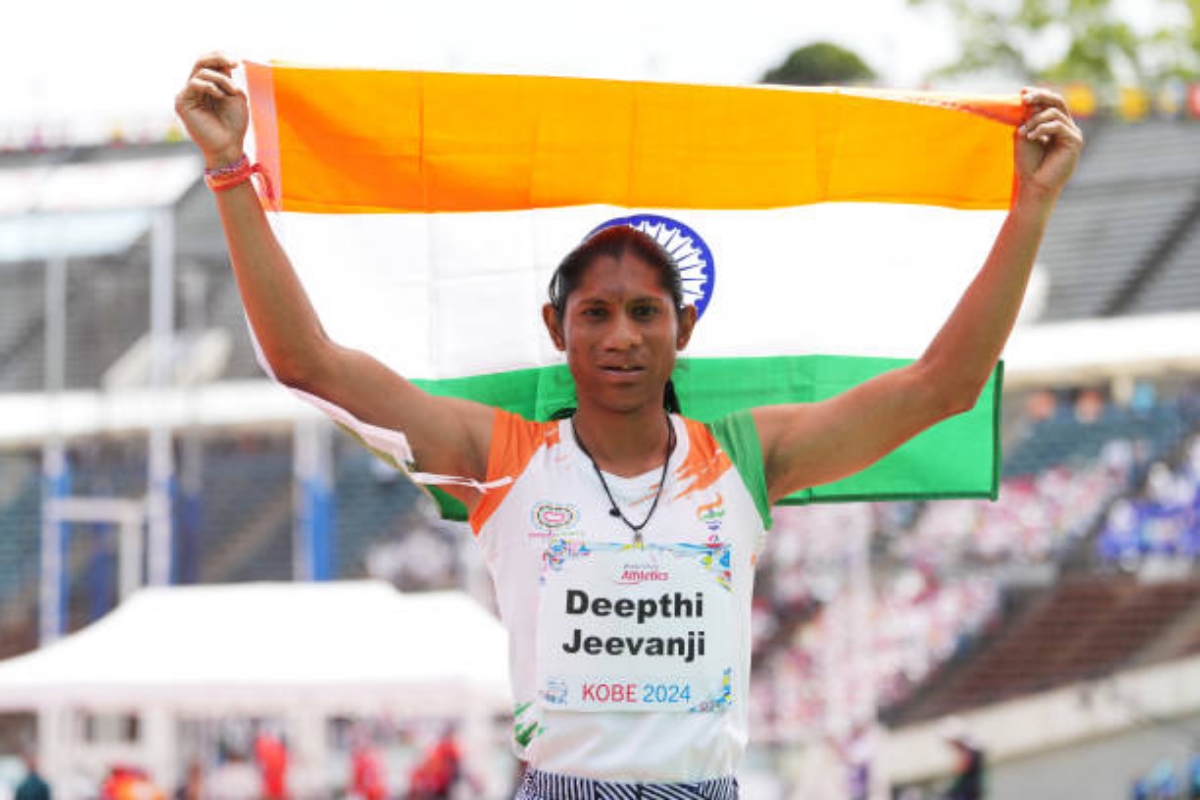പാരാലിമ്പിക്സ് വനിതകളുടെ 400 മീറ്ററിൽ ദീപ്തി ജീവൻജി ഇന്ത്യക്കായി വെങ്കലം നേടി