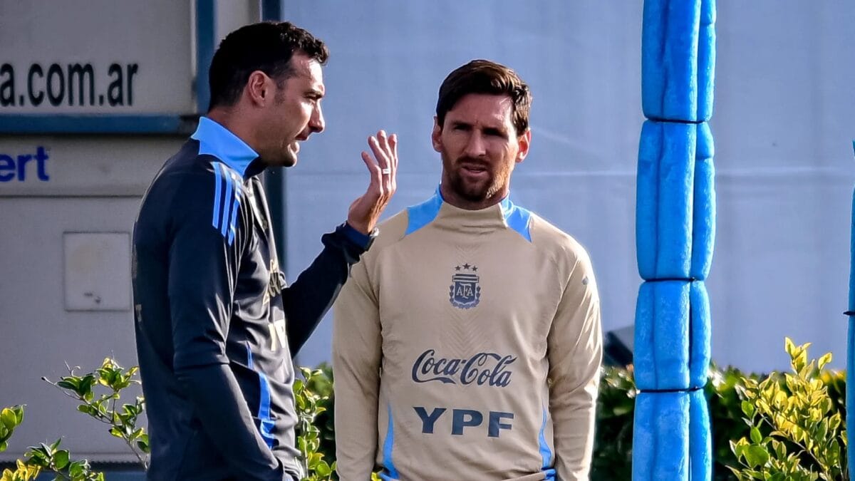 Lionel Scaloni Lionel Messi Argentina 2 1920×1080